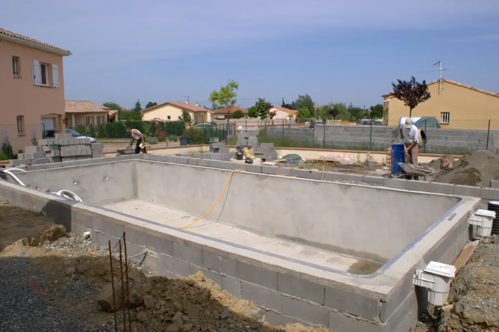 Construction piscine